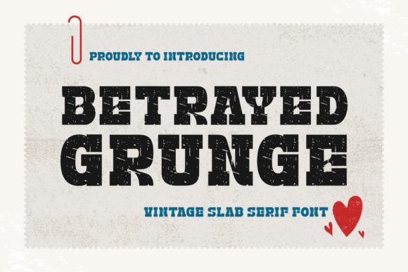 Betrayed Grunge: A Bold Typeface for Editorial Design