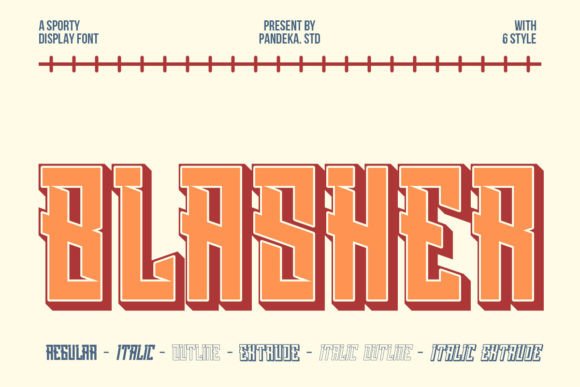 Blasher: The Dynamic Slab Serif Font for Crafters