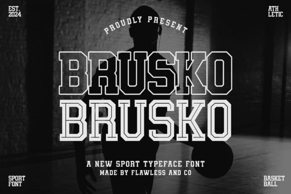Brusko: The Dynamic Font for Sports Branding