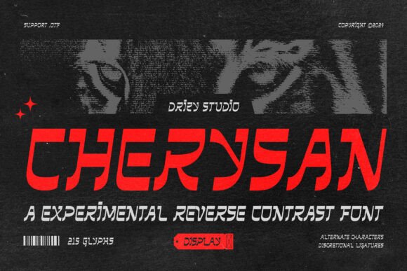 Cherysan: A Bold and Innovative Typeface for Digital Creators
