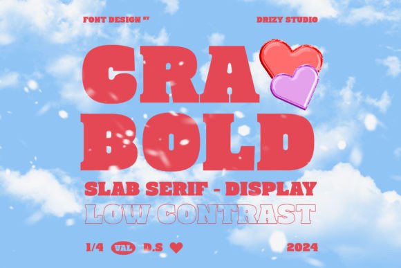 Crabold: A Bold and Distinctive Slab Serif Font