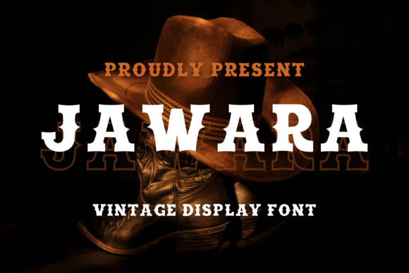 Discover Jawara: A Bold and Rustic Slab Serif Font