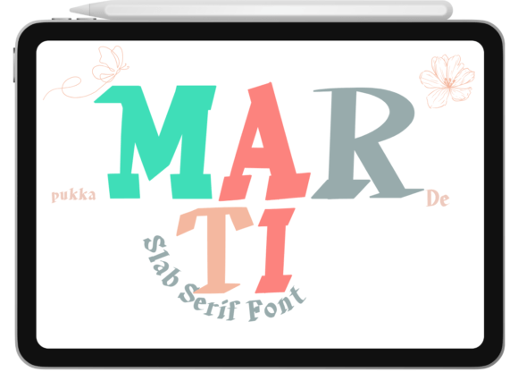 Discover Marti: A Distinctive Slab Serif Font for Web Design