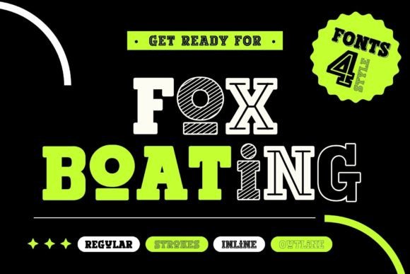 Discover the Charm of Fox Boating: A Playful Slab Serif Font