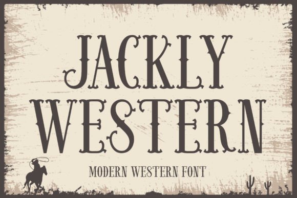 Discover the Charm of Jackly Western Font