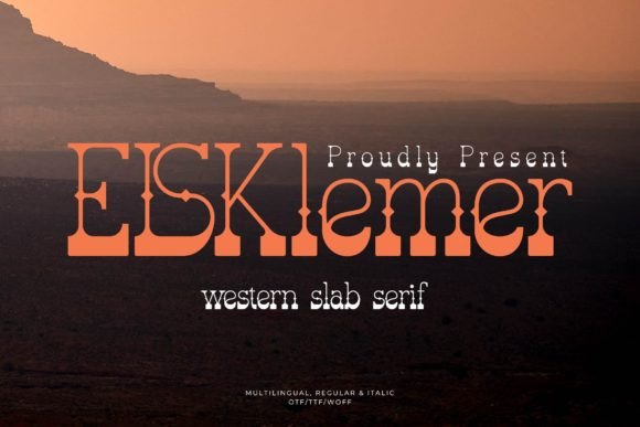 Elsklemer: A Versatile Slab Serif for Creative Branding
