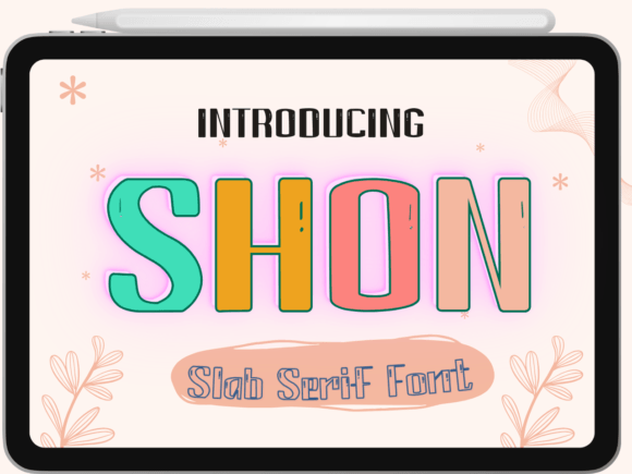 Enhance Your Brand with Shon: A Distinctive Slab Serif Font