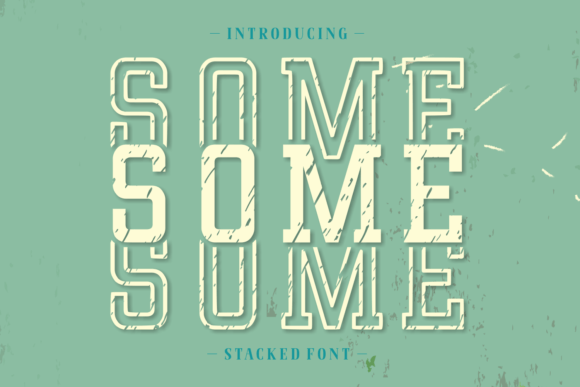 Enhance Your Brand with Some: A Stylish Slab-Display Typeface