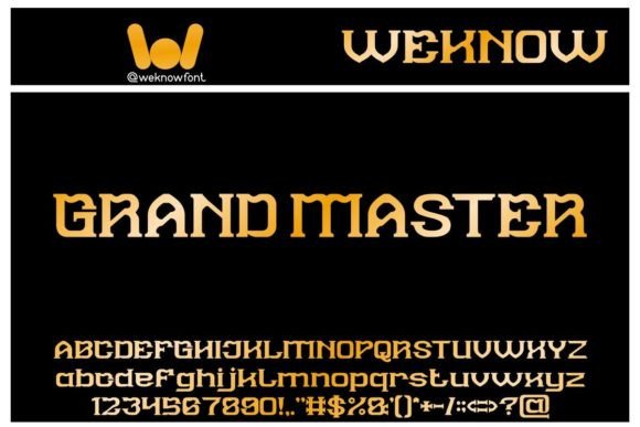 Grand Master: The Perfect Vintage Serif Font for Makers