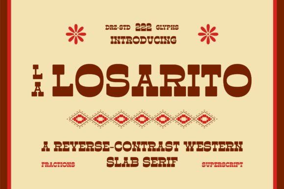 La Losarito: A Vintage Mexican Slab Serif for Editorial Design