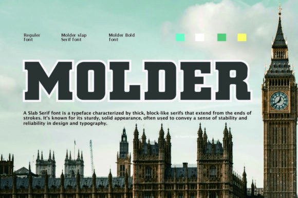 Molder: The Bold Slab Serif for Eye-Catching Branding