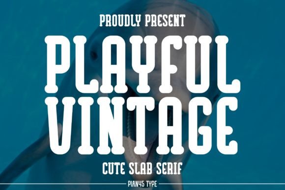 Playful Vintage: A Charming Slab Serif Font for Crafters