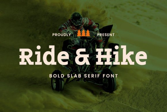 Ride Hike: The Bold Slab Serif Font for Creative Projects