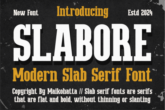 Slabore: The Modern Slab Serif for Web Design