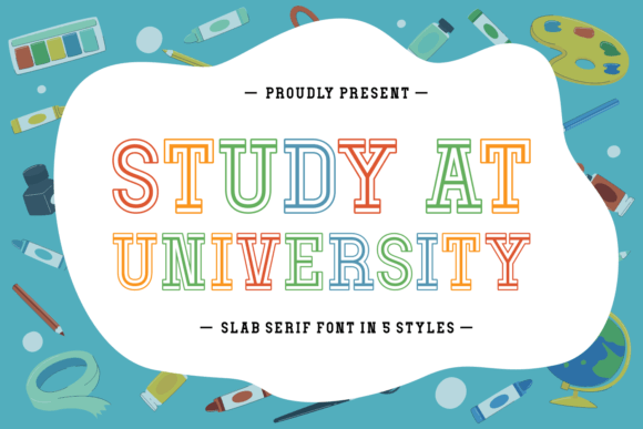 Study at University: A Font for Magical Branding