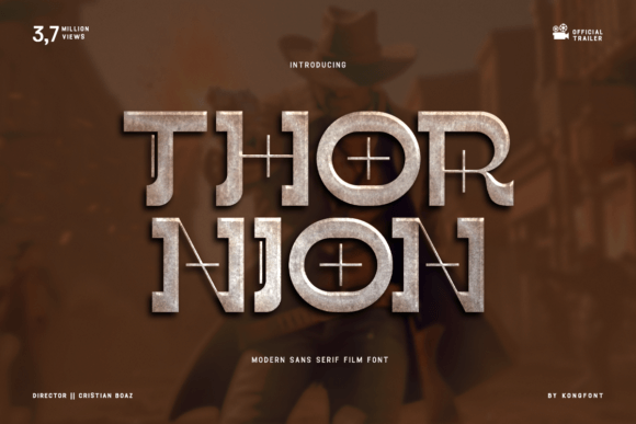 Thornion: A Bold and Edgy Typeface for Makers
