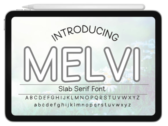 Transform Your Brand with Melvi: A Sweet and Friendly Slab Serif Font