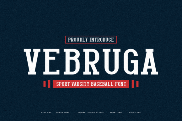 Vebruga: A Bold and Energetic Font for Editorial Design