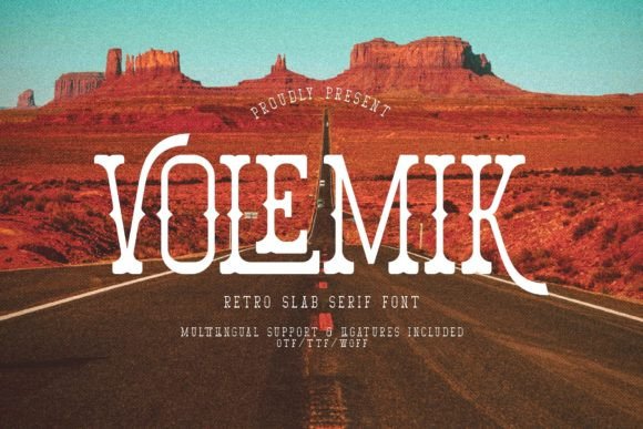 Volemik: The Perfect Slab Serif Font for Vintage Branding
