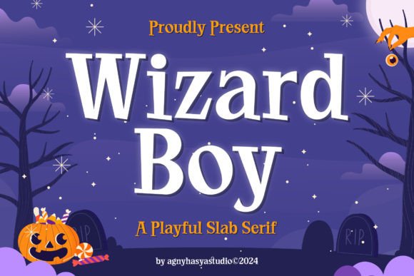 Wizard Boy: A Playful Slab Serif for Magical Campaigns